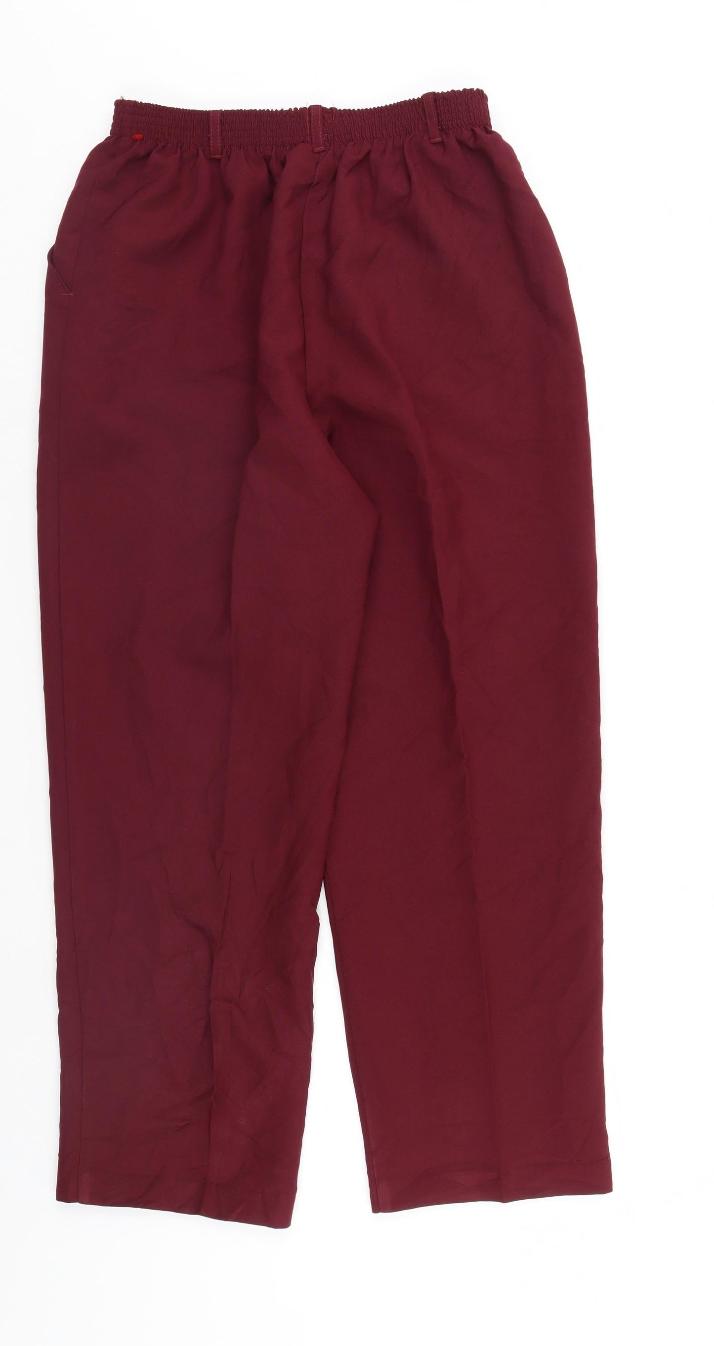 Carriage court Womens Purple   Trousers  Size 14 L27 in - Elastic Waist