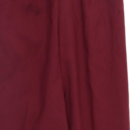Carriage court Womens Purple   Trousers  Size 14 L27 in - Elastic Waist
