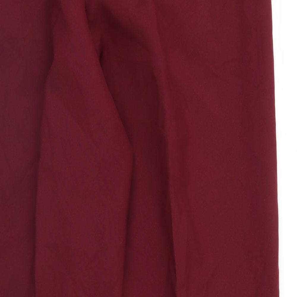 Carriage court Womens Purple   Trousers  Size 14 L27 in - Elastic Waist