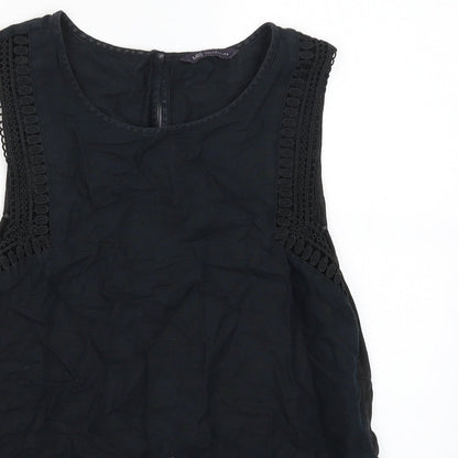 M&S Womens Black   Tank Dress  Size 8