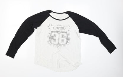 Twintip Womens Beige   Basic T-Shirt Size M  - New York