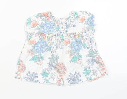 NEXT Girls White Floral  A-Line  Size 3-6 Months