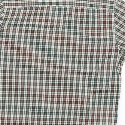 Mens UK Size M Topman Green  Button-Up Short Sleeve Casual Shirt