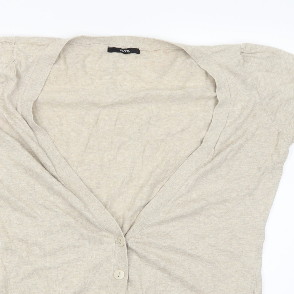 George Womens Beige   Basic Blouse Size 14