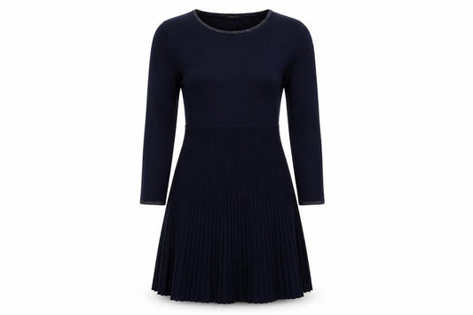 Front view of Roman women’s blue shift, size UK 10