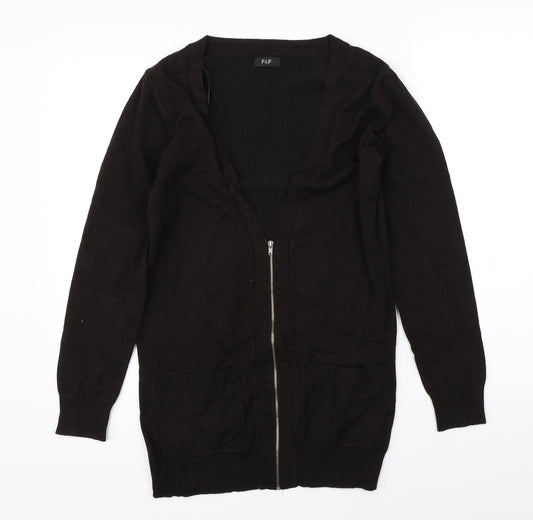 F&F Womens Brown   Cardigan Jumper Size 10