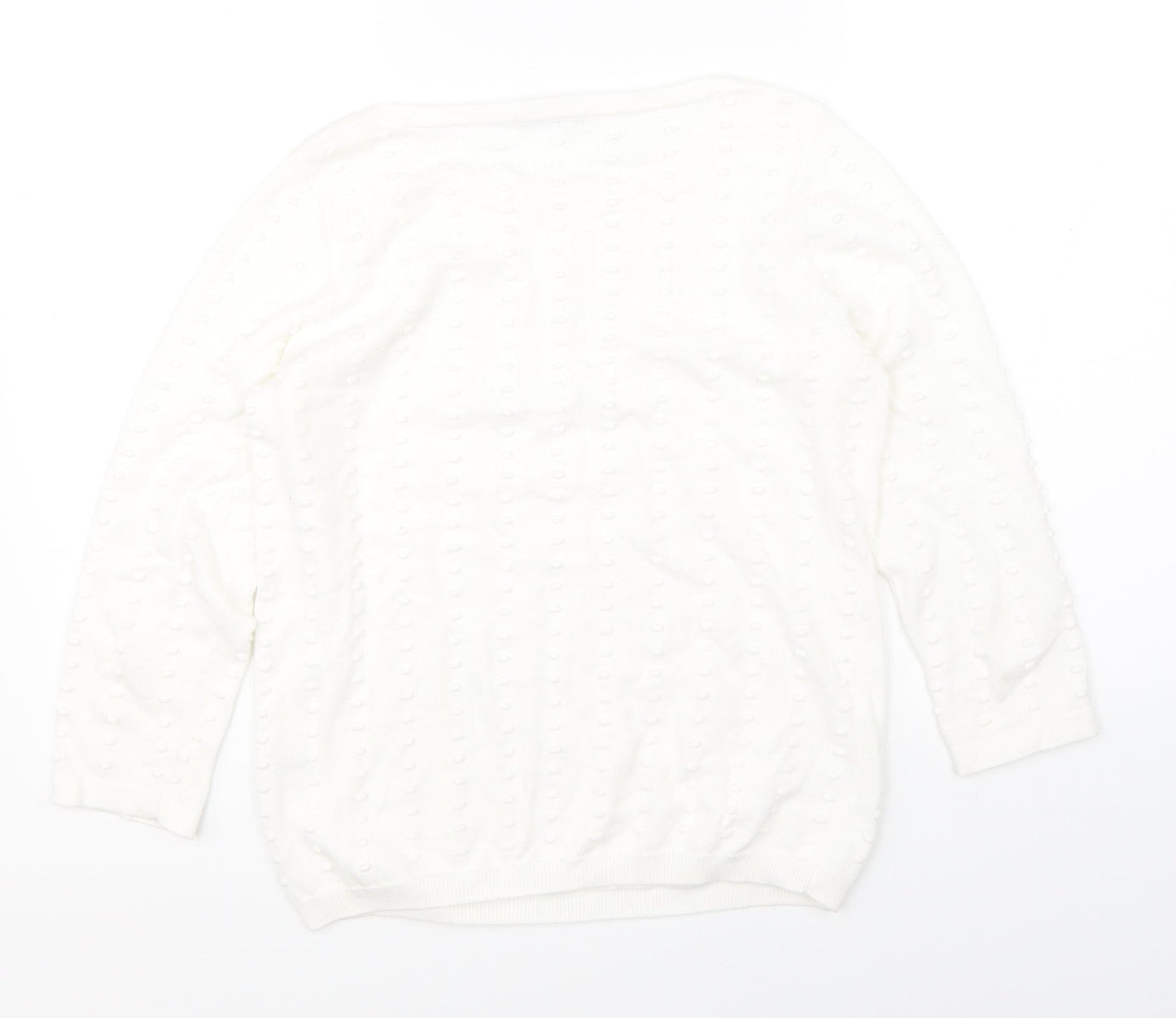 TU Womens White   Pullover Jumper Size 10