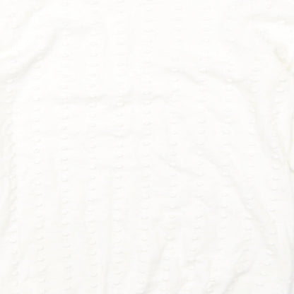 TU Womens White   Pullover Jumper Size 10