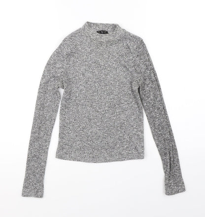 Womens UK Size 8 River Island Grey Pullover Jumper