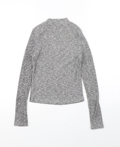 Womens UK Size 8 River Island Grey Pullover Jumper