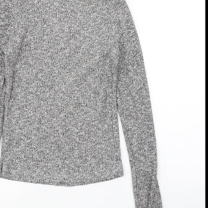 Womens UK Size 8 River Island Grey Pullover Jumper