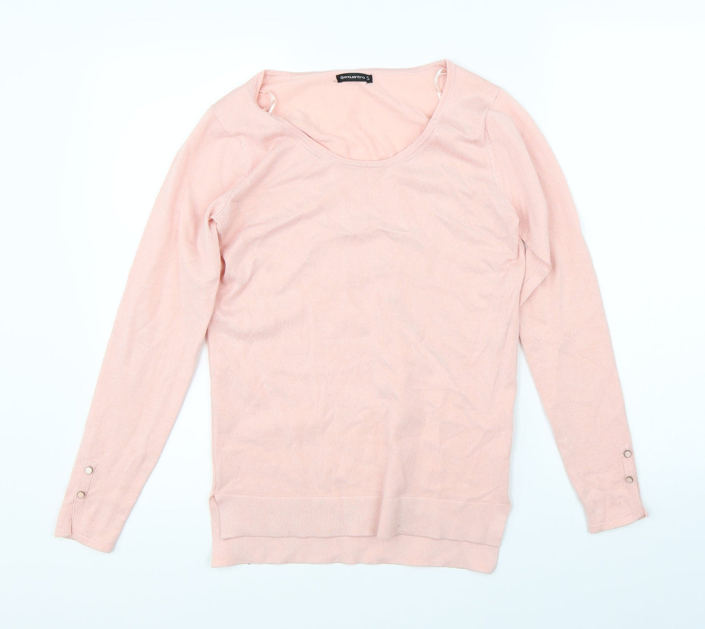 Womens UK Size S Encuentro Pink Pullover Jumper