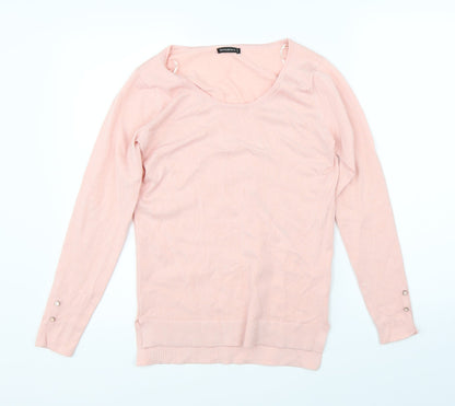 Womens UK Size S Encuentro Pink Pullover Jumper