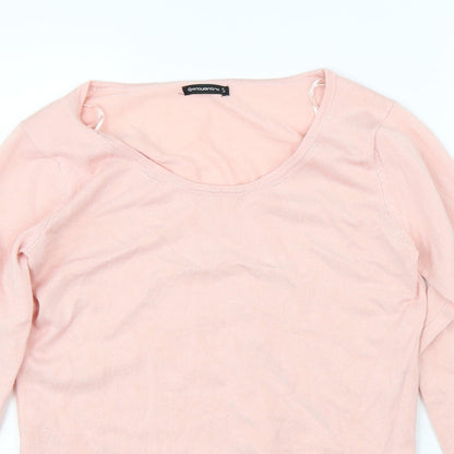 Womens UK Size S Encuentro Pink Pullover Jumper