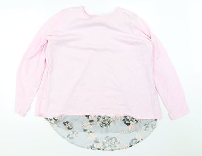 Womens UK Size M Bonmarché Pink Pullover Jumper