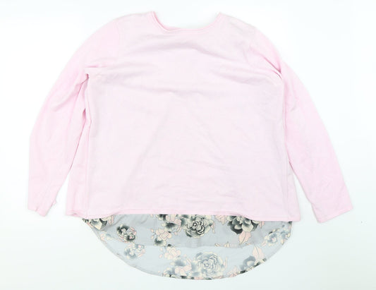Womens UK Size M Bonmarché Pink Pullover Jumper