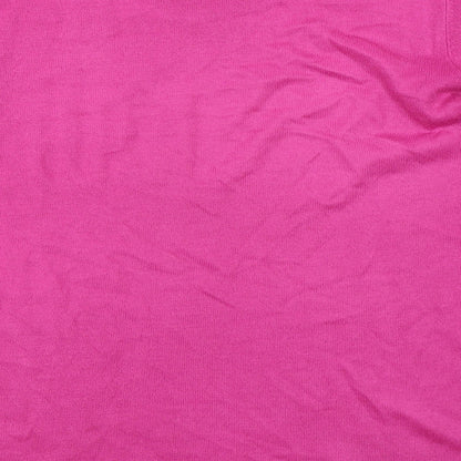 Womens UK Size 14 Bonmarché Pink Pullover Jumper