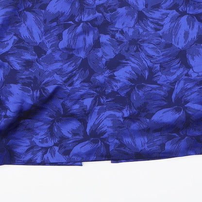 Shubette Womens Blue Floral  Jacket Blazer Size 8