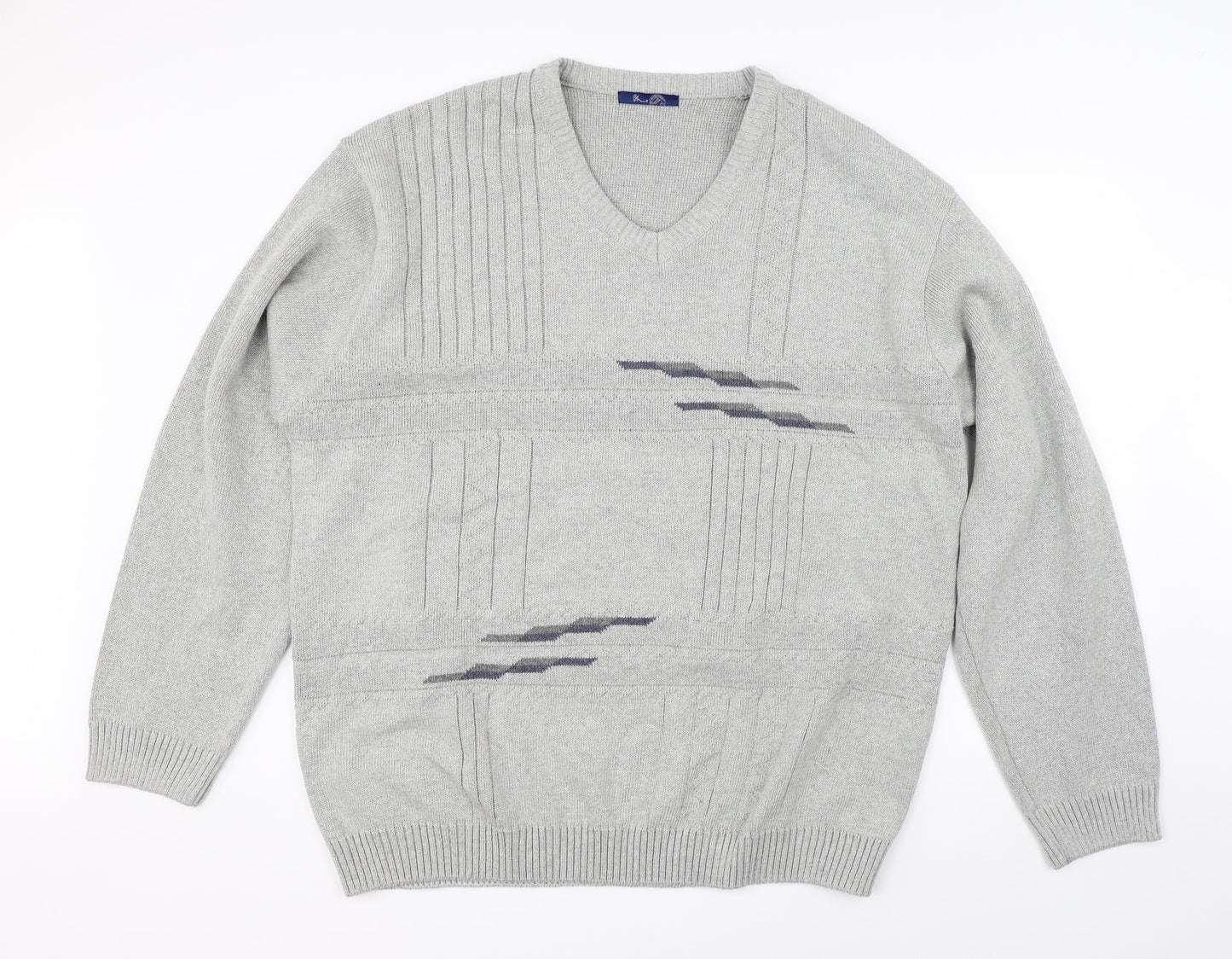 BHS Mens Grey   Pullover Jumper Size XL