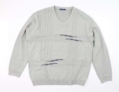 BHS Mens Grey   Pullover Jumper Size XL
