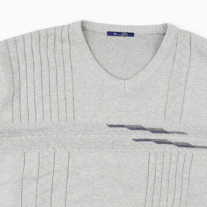 BHS Mens Grey   Pullover Jumper Size XL