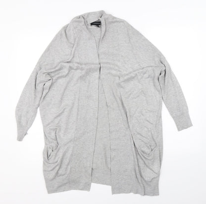 Womens UK Size 10 Atmosphere Grey Cardigan Jumper