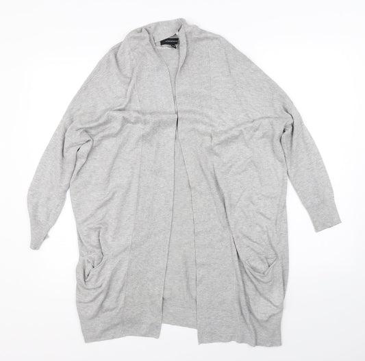Womens UK Size 10 Atmosphere Grey Cardigan Jumper