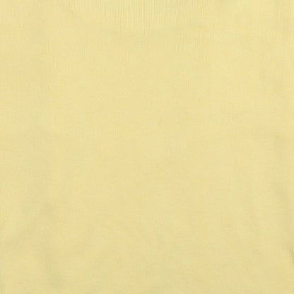 Womens UK Size 2 Pure & Natural Yellow Pullover Jumper