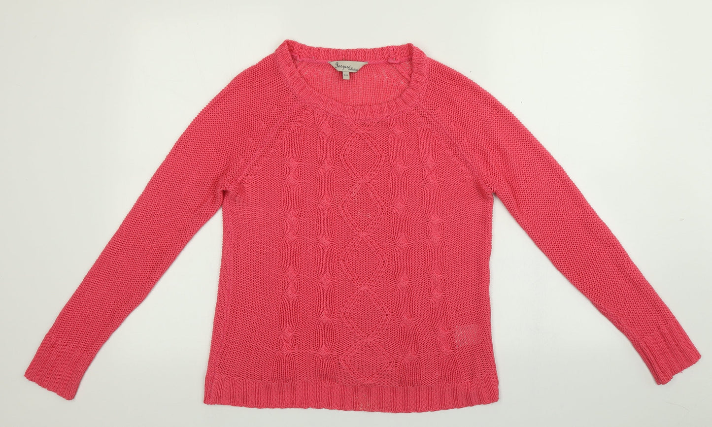 Womens UK Size S Inspire Collection Pink Pullover Jumper