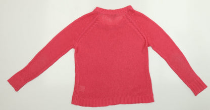 Womens UK Size S Inspire Collection Pink Pullover Jumper