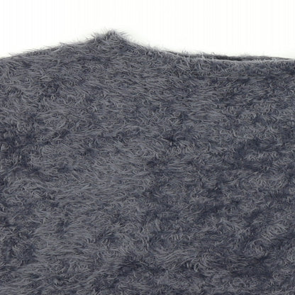 Womens UK Size XL Pull&Bear Blue Pullover Sweatshirt