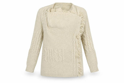 Womens UK Size XS Next Beige Cape Jumper