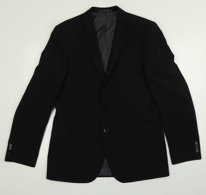 Mens UK Size  T&W Regular Black Suit Jacket