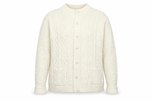 Womens UK Size L gorgeous Beige Cardigan Jumper
