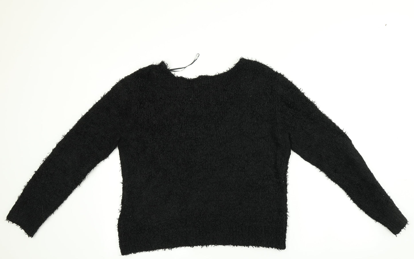 Womens UK Size M Divided Black Pullover Jumper