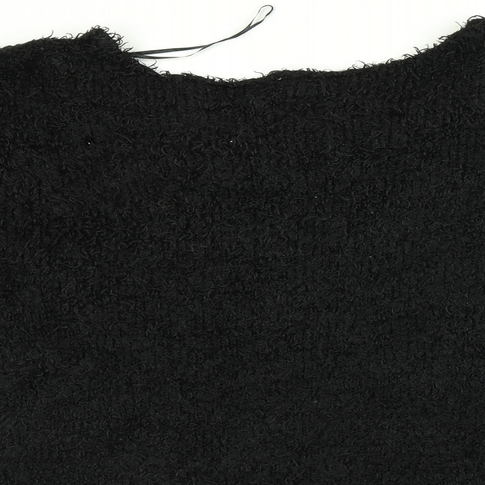 Womens UK Size M Divided Black Pullover Jumper