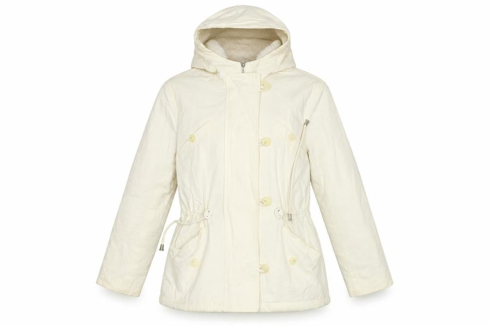 Womens UK Size 10 NEXT Beige Parka Coat