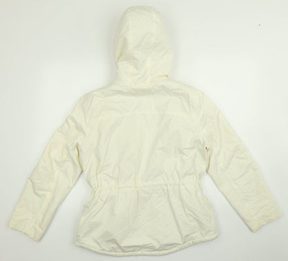 Womens UK Size 10 NEXT Beige Parka Coat