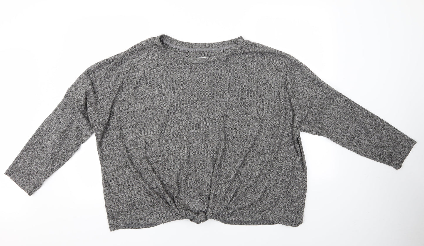 Womens UK Size 18 love to lounge Grey Pullover Jumper