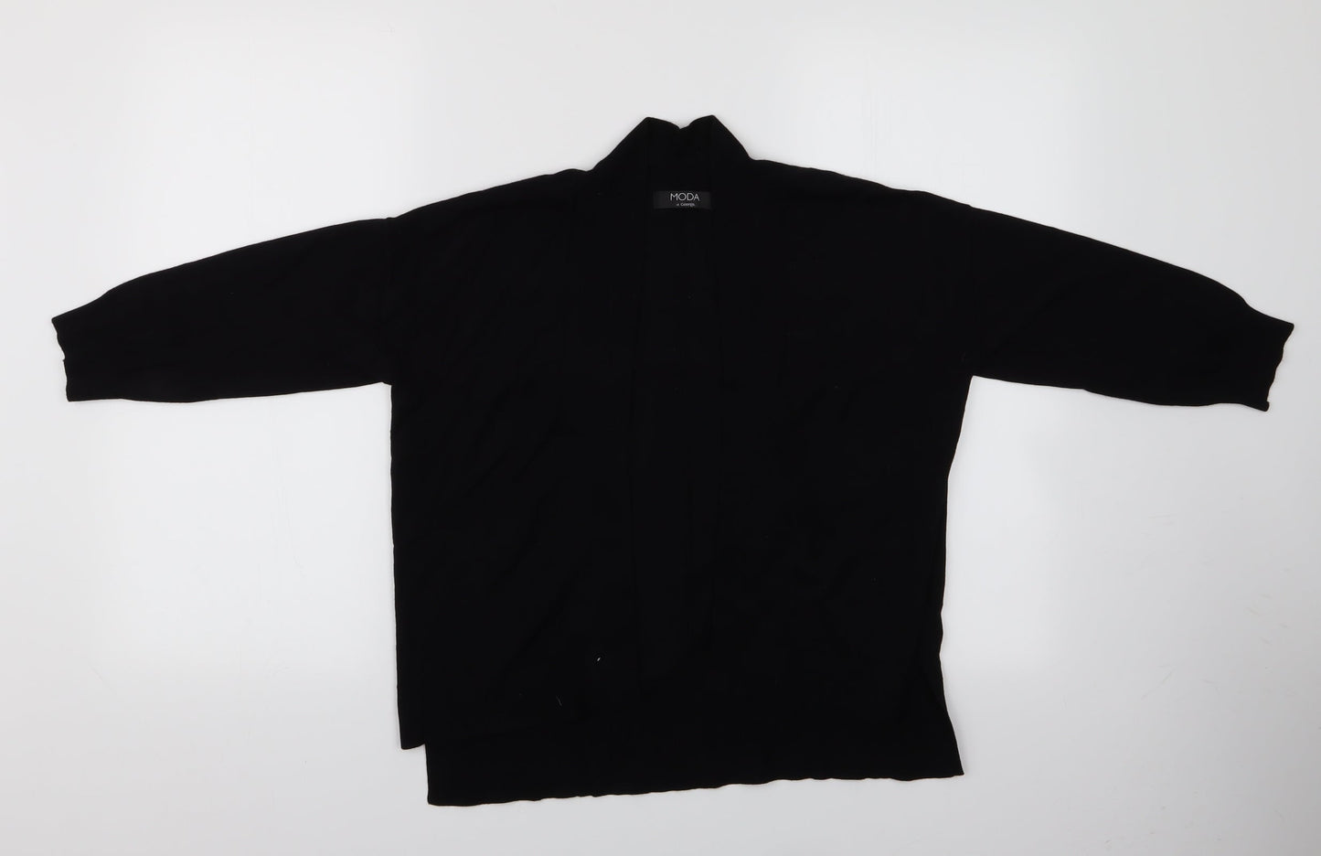 Womens UK Size 14 Moda Black Cardigan Jumper