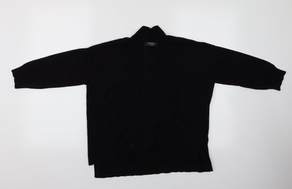 Womens UK Size 14 Moda Black Cardigan Jumper