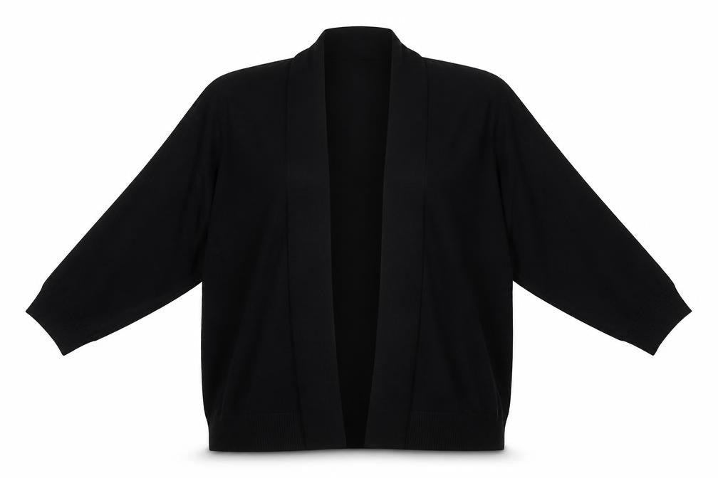Womens UK Size 14 Moda Black Cardigan Jumper