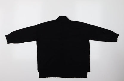 Womens UK Size 14 Moda Black Cardigan Jumper