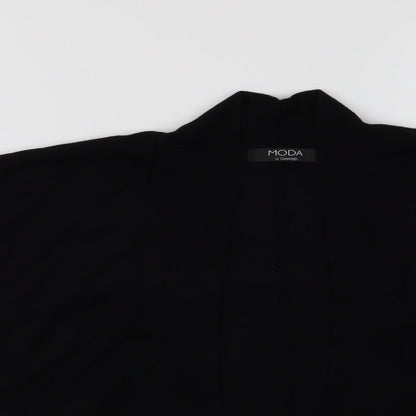 Womens UK Size 14 Moda Black Cardigan Jumper
