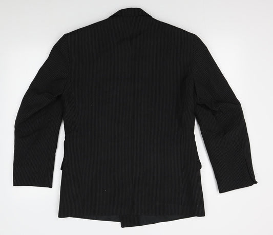 Mens UK Size  Essentials Regular Black Suit Jacket