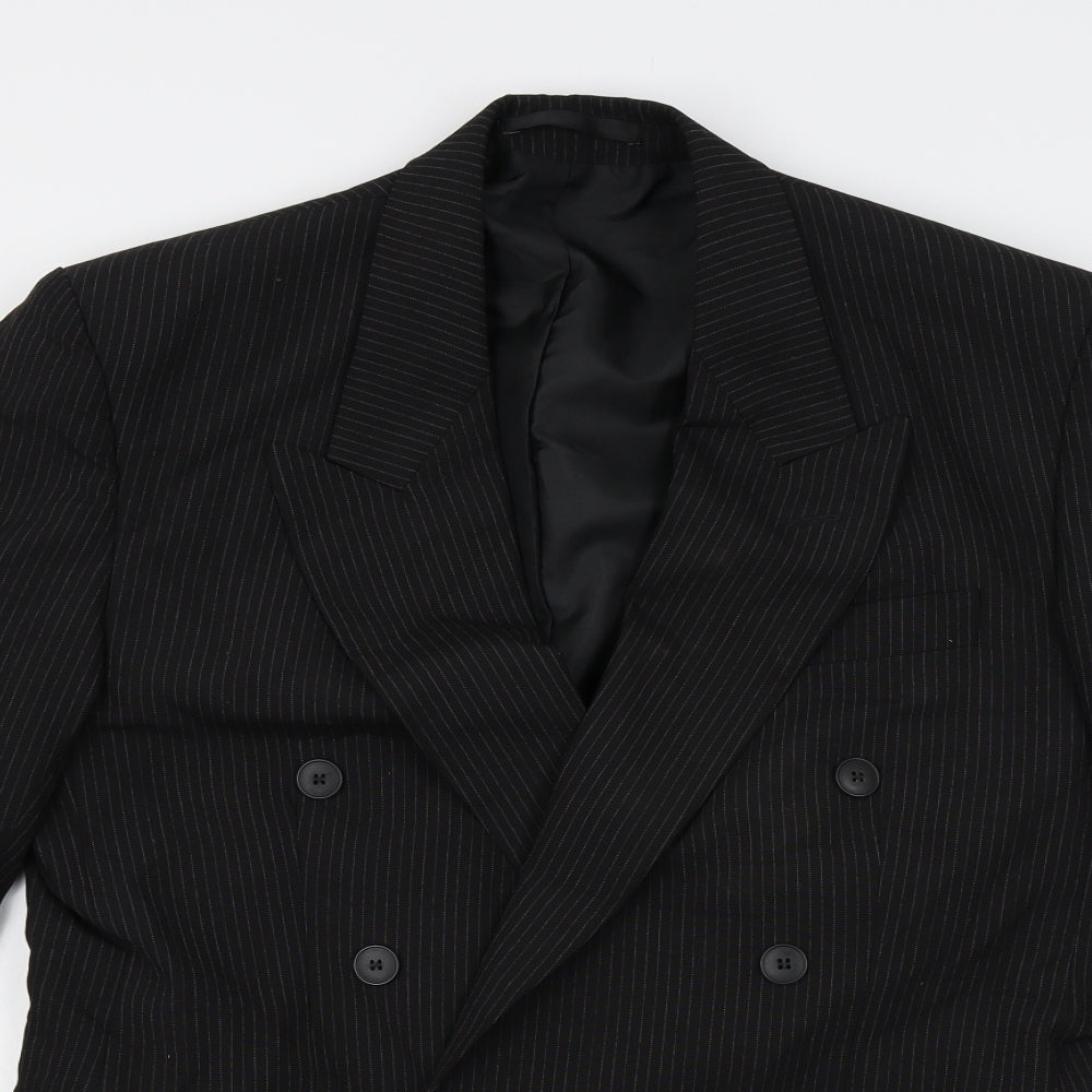 Mens UK Size  Essentials Regular Black Suit Jacket