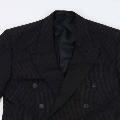 Mens UK Size  Essentials Regular Black Suit Jacket