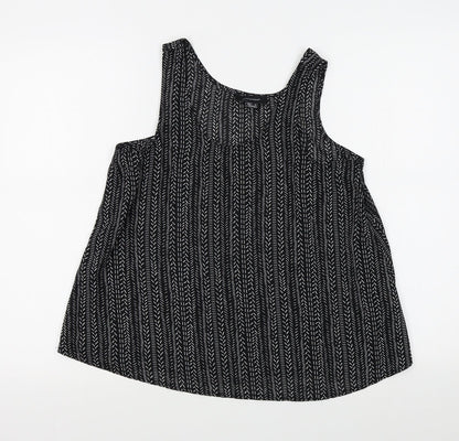 Womens UK Size 8 Atmosphere Grey Basic Blouse