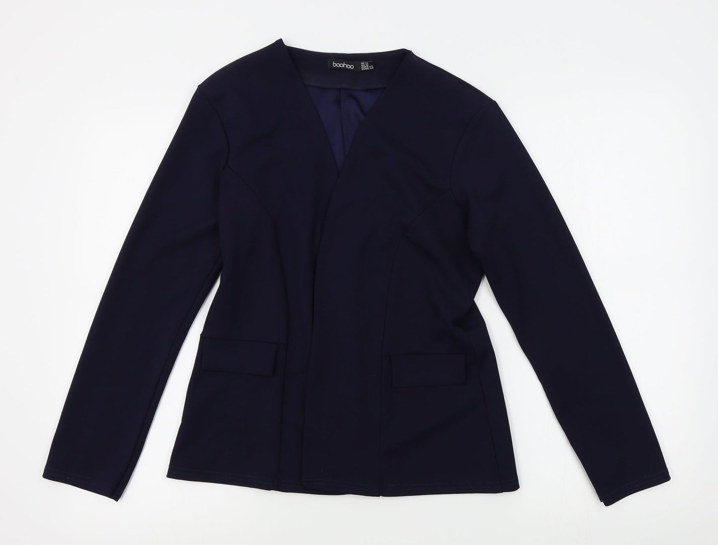 Boohoo Womens Blue   Jacket Blazer Size 14