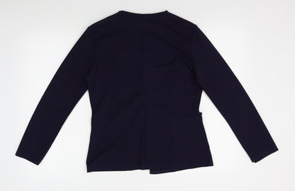 Boohoo Womens Blue   Jacket Blazer Size 14